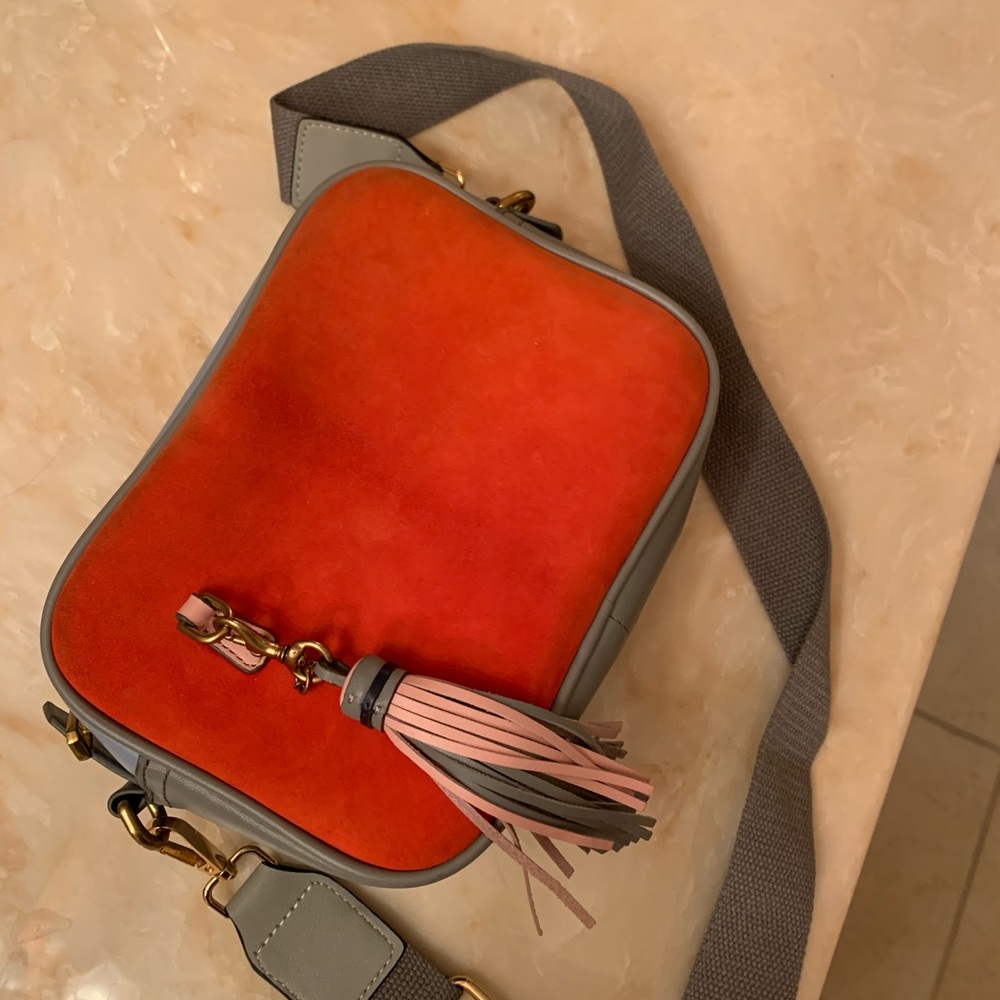 J crew crossbody color block bag